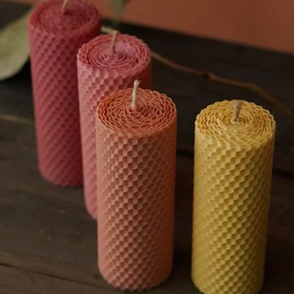 شمع موم عسلی - Image 2