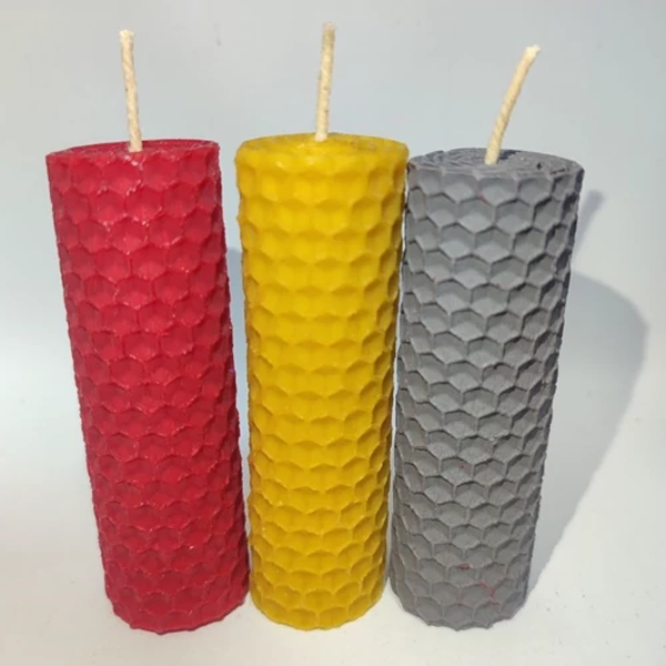 شمع موم عسلی - Image 5